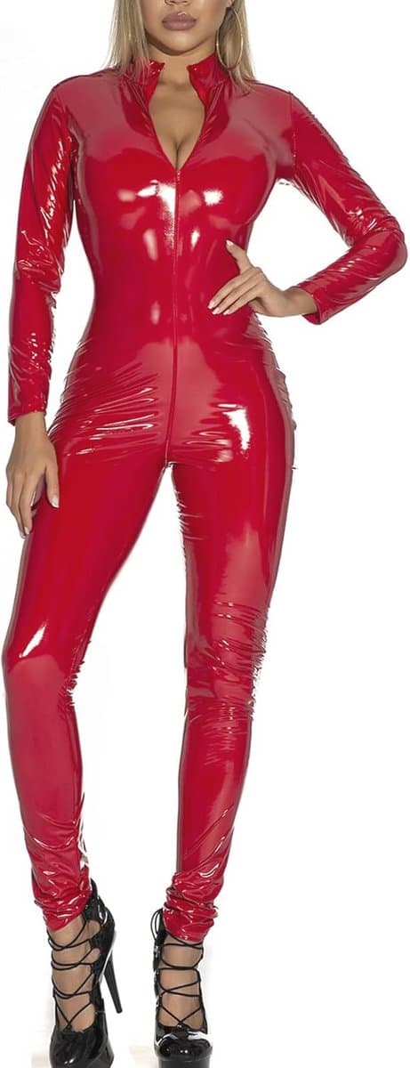Dames Jumpsuits Nachtkleding Party Outfit Catsuit Halloween en Kerst — afbeelding 1