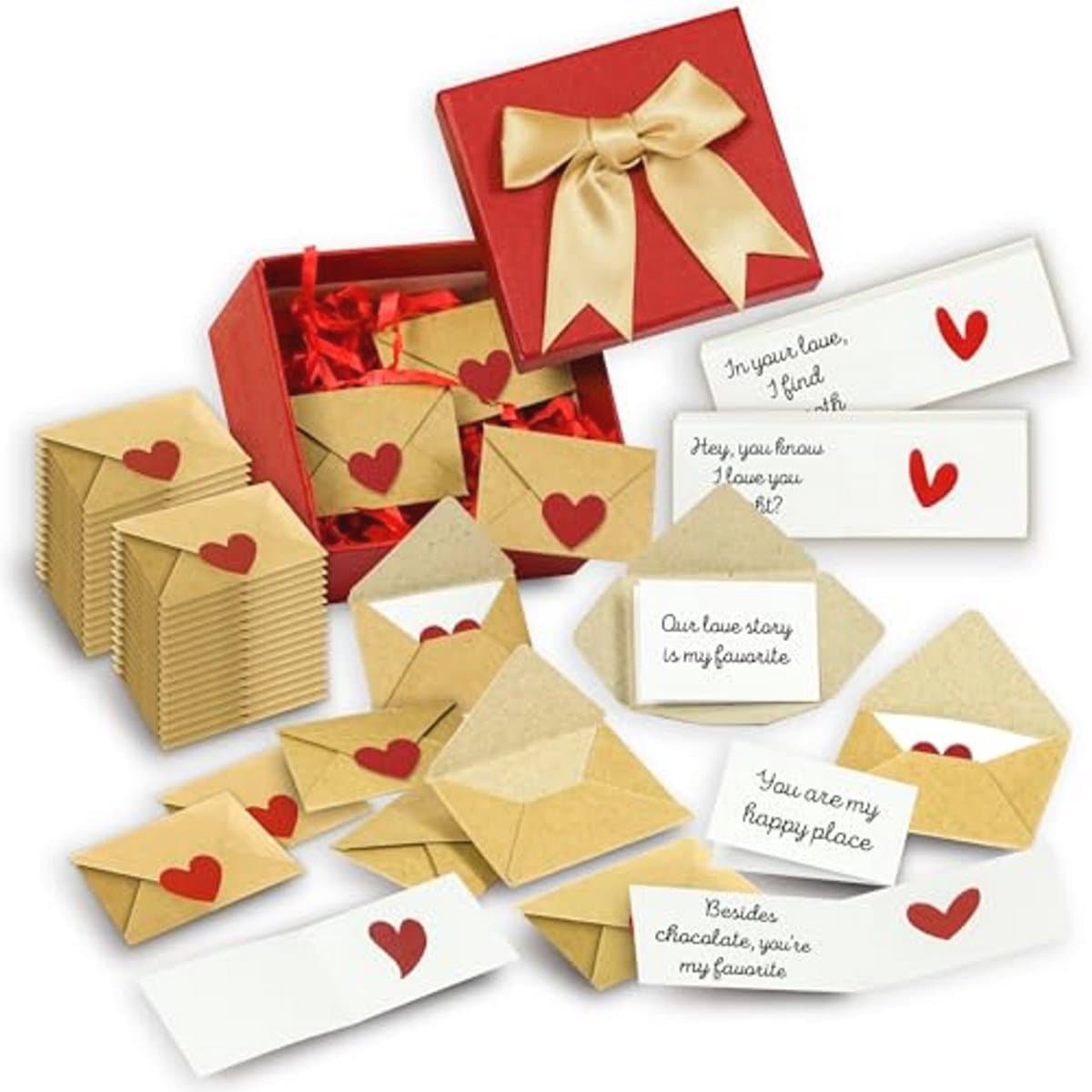 60 Liefdesbrieven voor hem en voor haar, leuke geschenken voor Valentijn en verjaardag — afbeelding 1