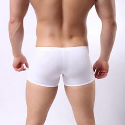 Comfortabele Boxershort voor Heren in IJs-Zijde met Ruime Taille en Cupje, Beschikbaar in Maten S-XL — thumbnail 2