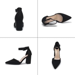 Comfortabele Strappy Pumps met Dikke Hakken en Slingback voor Dames — thumbnail 2