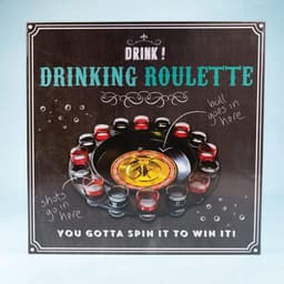 Shotjes Roulette Spel - Drinkspel met Draaiwiel en Glazen — thumbnail 4