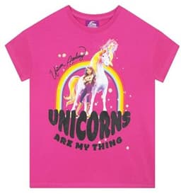 Meisjes T-shirt met Eenhoorn en Regenboog | Sprankelende Top voor Kinderen — thumbnail 1