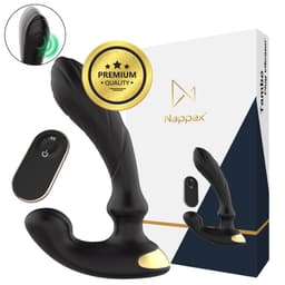 Prostaat Vibrator Mannen - Nappex™ Tambo Prostaat Stimulator - [ Incl. Krachtige Prostaat Thruster ] Vibrerende Buttplug - Anaal Vibrator - Dildo - Erotiek - Anale Speeltjes - Kamasutra - Sex Toys voor Mannen & Koppels - Zwart — thumbnail 1