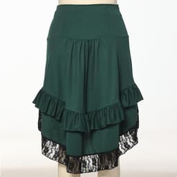 Victoriaanse Steampunk Rok Dames Gothic Vintage Hoog Laag Cosplay Kostuum — thumbnail 5