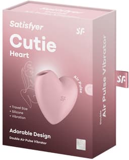 Satisfyer 'Cutie Heart', 8 cm, drukgolven en vibratie, speels design — thumbnail 13