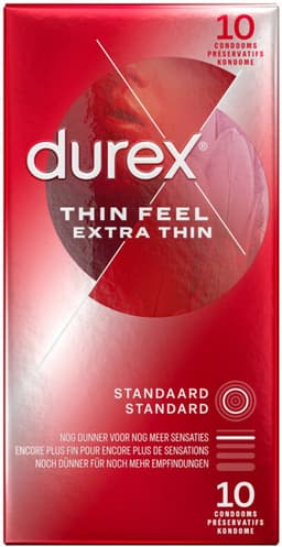 Durex Condooms - Thin Feel Extra Dun 10st x2 - Voordeelverpakking - Cadeau voor man en vrouw — thumbnail 9