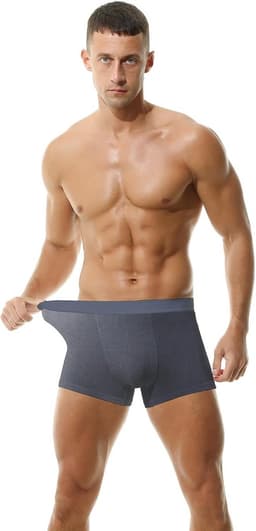Set van 4 Heren Slips Comfortabel Ondergoed Super Zacht Ademend — thumbnail 5