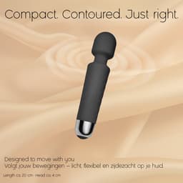 Vayénna - Vibrator voor Vrouwen - Wand Vibrator met 20 Standen - Seksspeeltjes in Zwart - Douchegeschikt - Huidvriendelijk Silicone — thumbnail 7