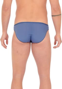 Hom Ondergoed Heren Micro Slip Lichtgewicht Comfortabel Blauw — thumbnail 2