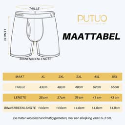 Heren Boxershorts - Ondergoed Lange Pijp - Dagelijks Comfort - Brede Tailleband Ondersteuning - Grote Maten - Multipack — thumbnail 6