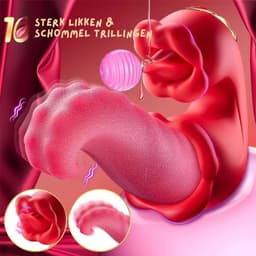 Sex Toys voor Vrouwen Likkende Tong Vibrator - Vibrators voor Vrouwen - Tong Vibrator - Clitoris Zuiger – Diep Waterdicht – Bef Vibrator met 10 Sterke Standen - Siliconen - Discreet Verzonden - Roze — thumbnail 5