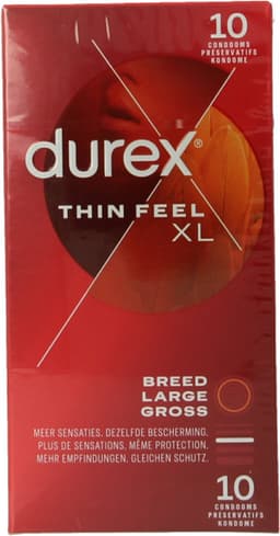 Durex Condooms Thin Feel XL 10st — thumbnail 7