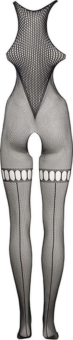 Net High Neck Bodystocking - Één maat — thumbnail 7
