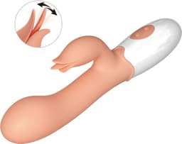 Pretty Love - Bloody Mary - Vibrator - Rabbit Vibrator met Clitoris Stimulatie - Lichte Huidskleur - Geeft Intens en Krachtig Plezier — thumbnail 5