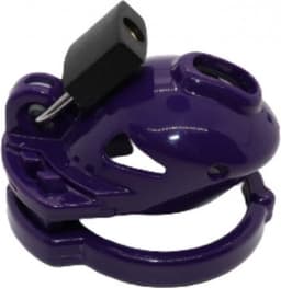 The Vice - Micro - Kuisheidskooi - Peniskooi - Chastity Cage voor de Kleine Penis - Paars — thumbnail 1