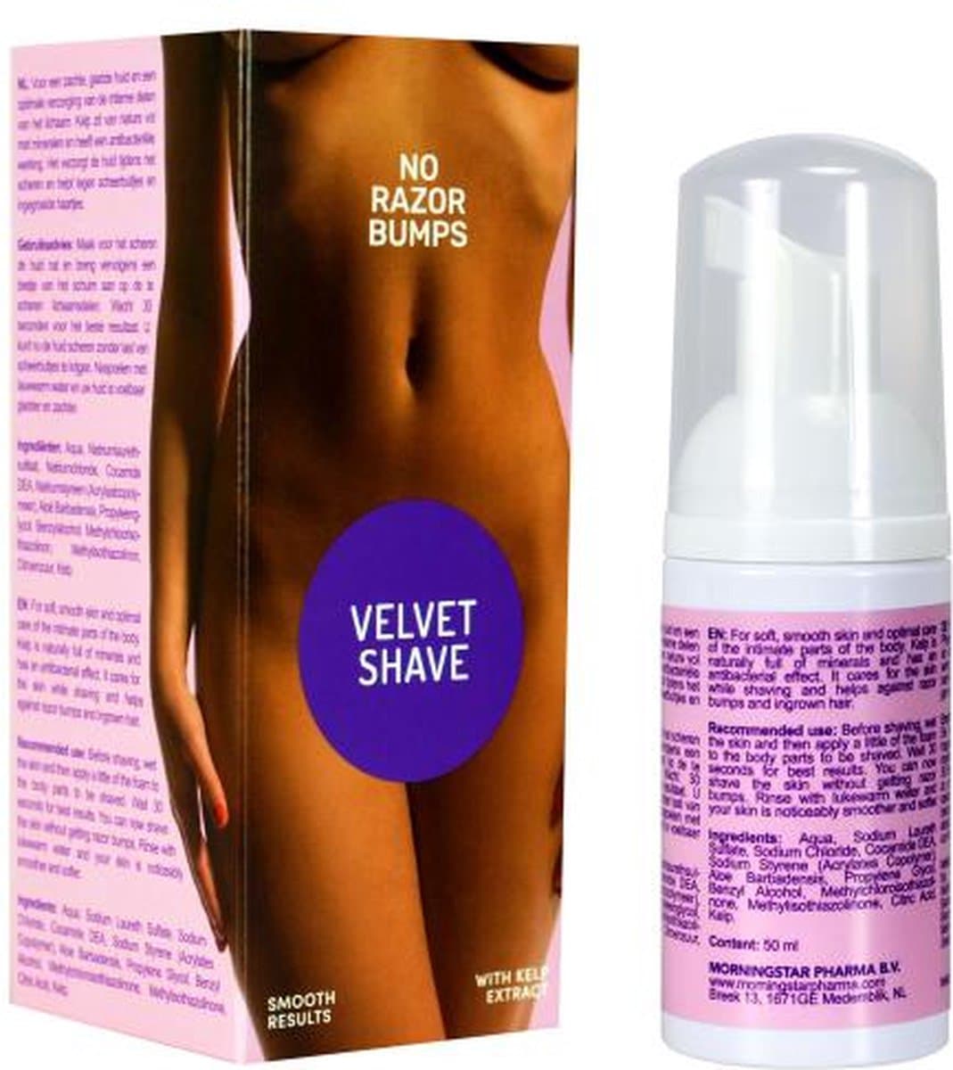Morningstar - Velvet Shave - Scheerschuim Voor Vrouwen — afbeelding 1