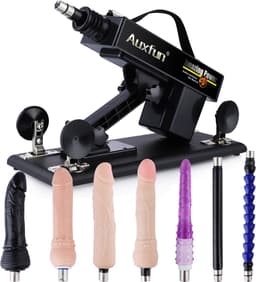 Pakket Zorro Auxfun Basic Seksmachine Met 7 dildo opzetstukken — thumbnail 1