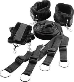 Blaze bed bondage set - Zwart — thumbnail 3