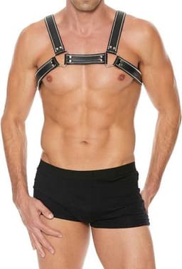 Shots - Ouch! Z Series Borst Bulldog Harnas - L/XL black L/XL — thumbnail 3