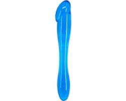 Seven Creations-Penis - Dubbele Dildo - Probe Ex Clear Blue-Dildo — thumbnail 7