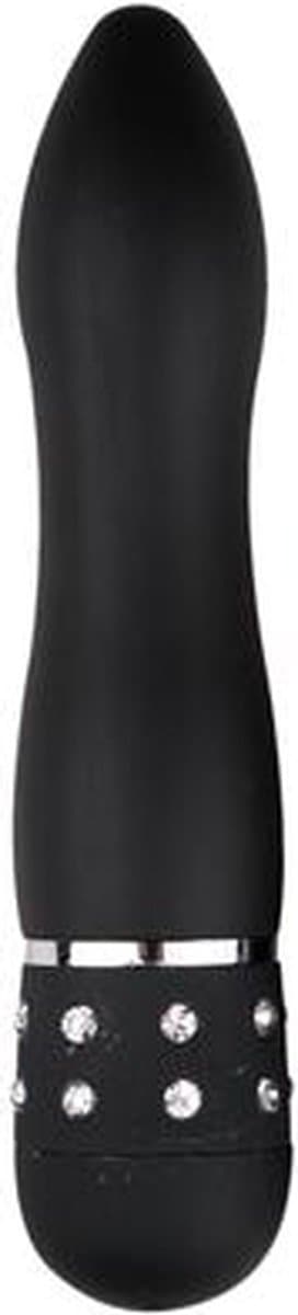 Easytoys Mini Vibrator Glad - Zwart — afbeelding 1