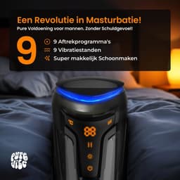 PureVibe® Pleasure Pulse V2 - Automatische Masturbator voor Man - Blowjob Simulator met Warmtefunctie - 18 Standen - Pocket Pussy - Seksspeeltjes voor Mannen - Zwart — thumbnail 3