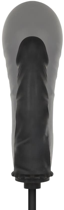 Anal Collection - Opblaasbare Dildo met Pomp 14,5 cm - Zwart — thumbnail 2