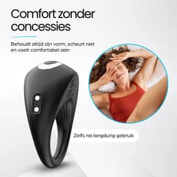 IVY LUX Cockring Vibrerend voor Koppels NXT - Next Generation Vibrator - Hoogwaardige Penisring – Krachtige Vibrator voor Duo Genot – Oplaadbaar, Waterdicht & Comfortabel — thumbnail 12