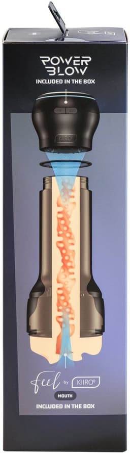 Kiiroo - Powerblow en Feel Mouth Stroker Set - Zwart — thumbnail 10