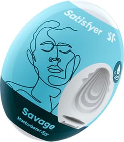 Satisfyer Masturbator Egg, verschillende structuren, hydro-actief TPE, geen glijmiddel nodig, voor eenmalig gebruik — thumbnail 4