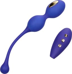 CalExotics - Estim Dual Kegel Exerciser - Balls Blauw — thumbnail 3