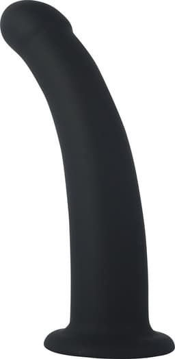 Banoch | Dildo siliconen Curvzz tip zwart | Small  | Ø 2 cm | 13 cm lengte | zuignap — thumbnail 6