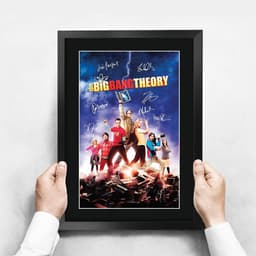 HWC Trading The Big Bang Theory Gifts Printed Signed Signature Poster For Television Show Memorabilia Fans - A3 Framed - ShopVlot — thumbnail 2