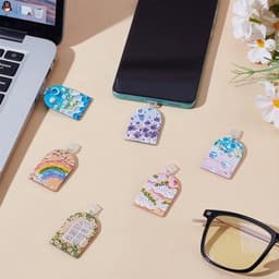 Set van 6 USB Stofstekkers in Kleurrijke Designs — thumbnail 3