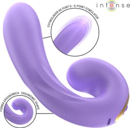 INTENSE Meryl - Vibrator - Dubbele Vibratie Clitoris & G-Spot Stimulator - 10 Vibratiestanden - Waterproof — thumbnail 5