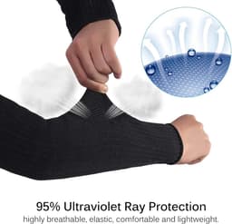 Sleeves Armwarmers, werpmessen onderarmen, snijwerende armmanchetten KWF armbeschermers bescherming armmanchetknopen tuin anti-slijtage veiligheid voor keuken binnen bricolage high-level de performance — thumbnail 2