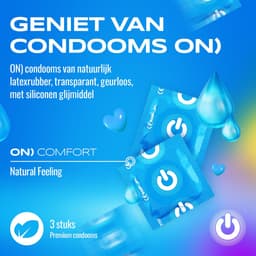 ON) Natuurlijkal feeling Condooms, 3-pack — thumbnail 2