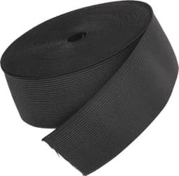 Elastiek voor Naaien - Tailleband Elastiek Band, 38 mm, Zwart - Sterke Platte Elastische Band voor Kleding, 6 Meter - Ook voor Rokken, Broeken en Pyjama's - 4 cm — thumbnail 1
