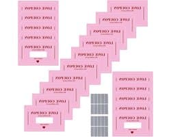 Liefdesbonnen Set - Romantische Vouchers - Relatie Versterken - Met Kraslaag - 20 Stuks - Roze