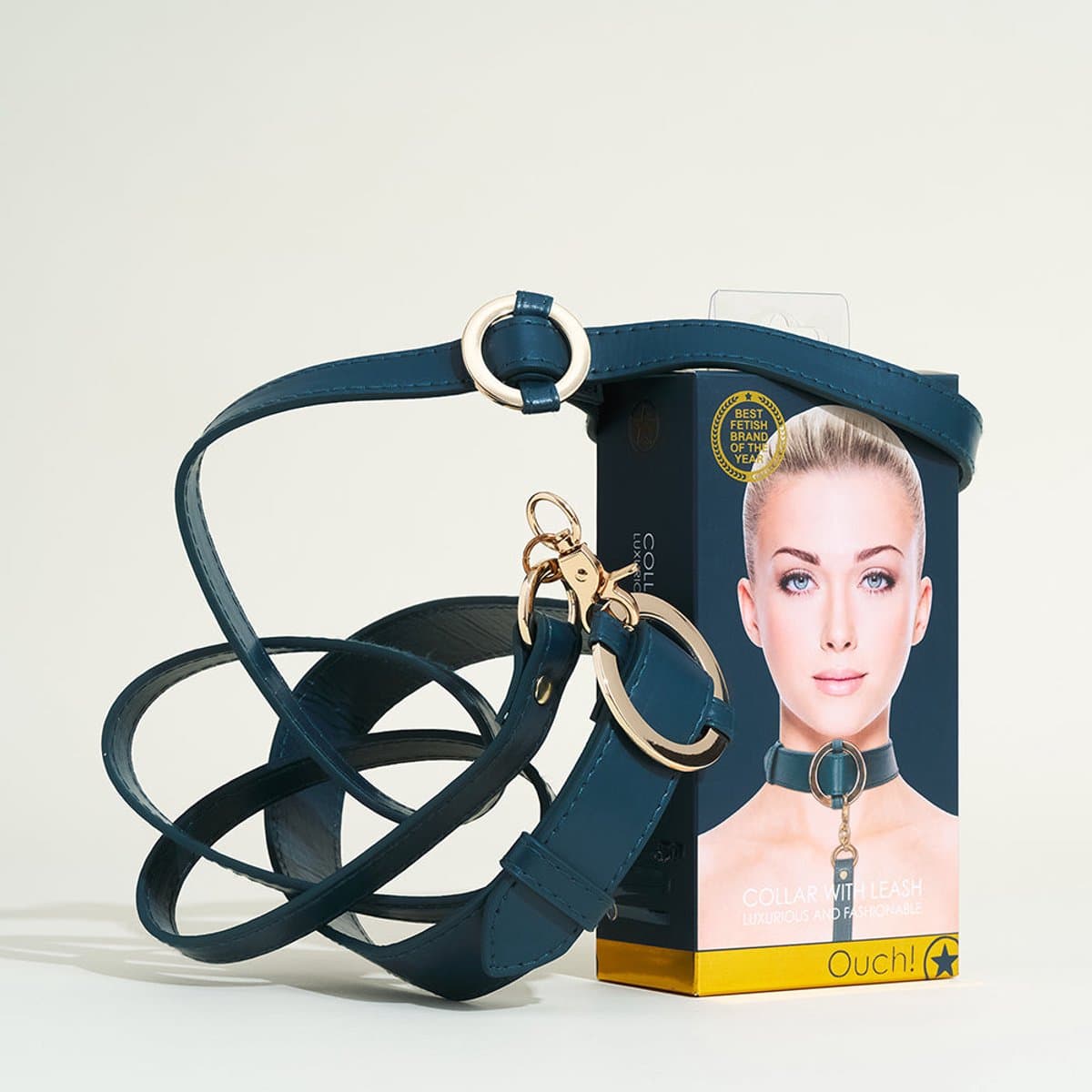 Luxurious Collar with Leash — afbeelding 1