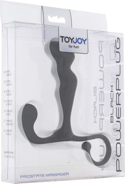 ToyJoy Power Plug - Prostaat Massager - Zwart - Ø 35 mm — thumbnail 2