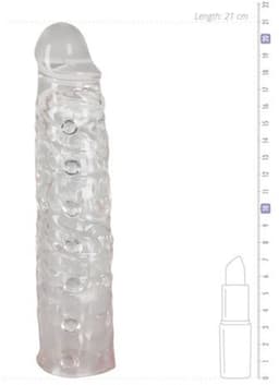 Transparante en verlengende penis sleeve — thumbnail 5