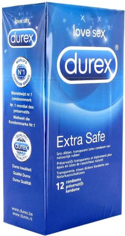 Durex - Durex - Extra Safe Condoms 12 pcs Condooms — thumbnail 1