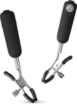 Verstelbare Tepelklemmen Met Bullet Vibrator — thumbnail 2
