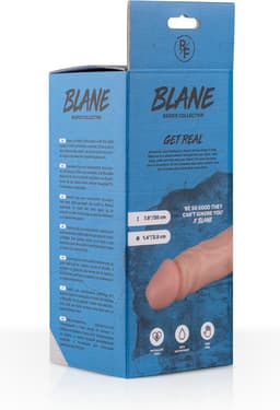 Real Fantasy - Blane - Realistische Dildo met Zuignap - 20 cm - Dildo - Dildo's - Sex Toys voor Vrouwen en Mannen - Dildo Mannen Anaal - Beige — thumbnail 8