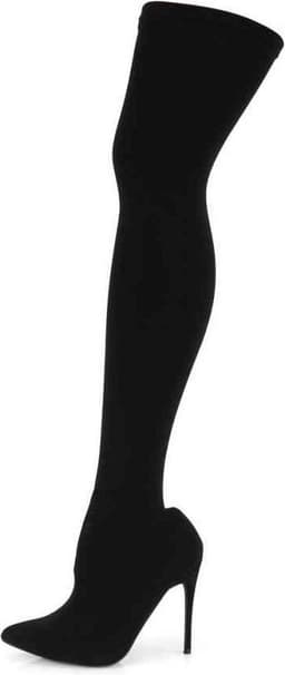 COURTLY-3005 - (EU 42,5 = US 12) - 5 Stretch Pull-On Thigh High Boot — thumbnail 3