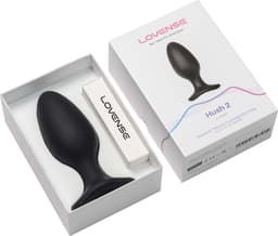 Lovense - Hush 2 Vibrerende Buttplug Met App - Zwart — thumbnail 2