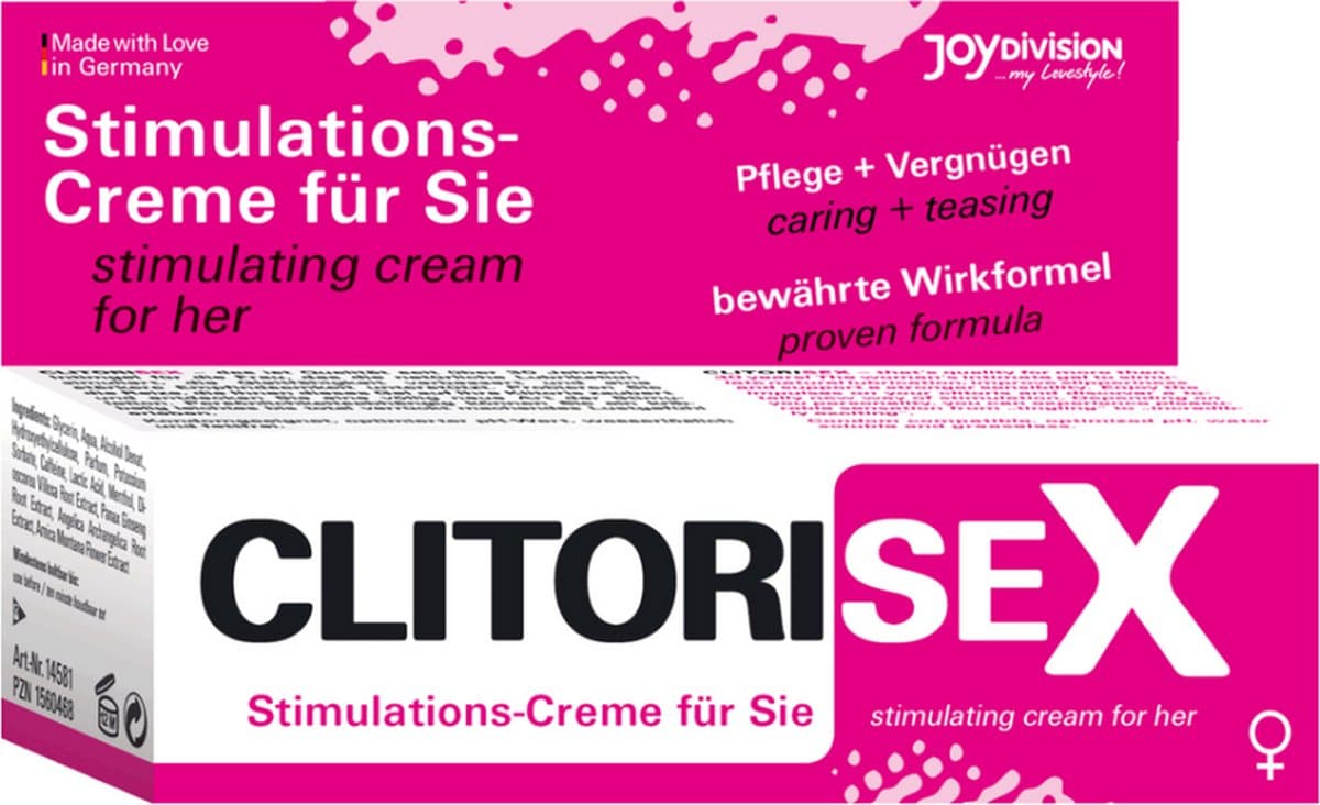 Joydivision Clitorisex Cream - 40 ml - Stimulerende Crème — afbeelding 1
