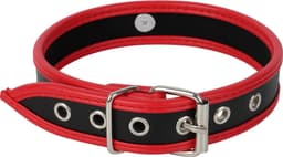 Banoch - Collar of O Red - Rood pu leer - halsband bdsm — thumbnail 7