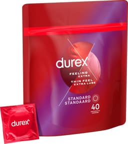 Durex - 120 condooms - Feeling Extra - Classic Jeans - Pleasure me - Voordeelverpakking — thumbnail 9